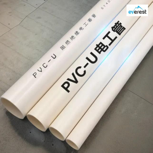 便宜的价格电工套管导管 PVC 管 PVC 管和配件白色蓝色和红色电线管